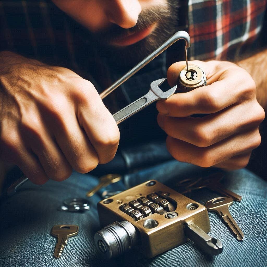 Locksmith at work